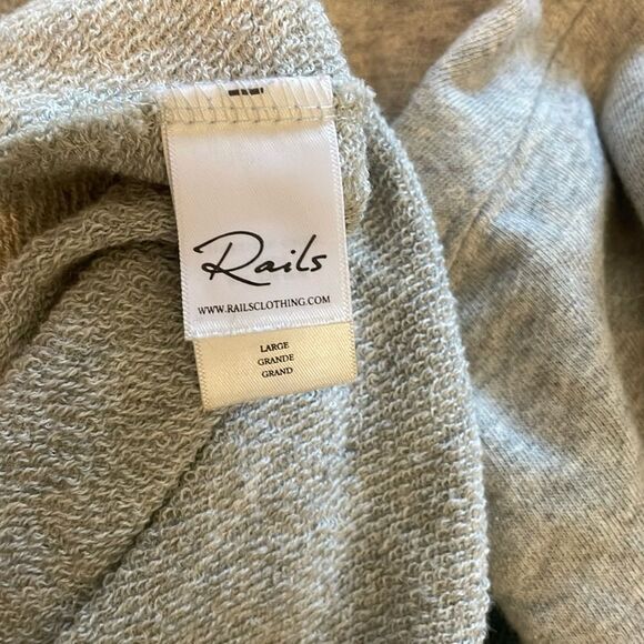 Rails Ryan Lace-Up Sweatshirt Size Large - Picture 6 of 8